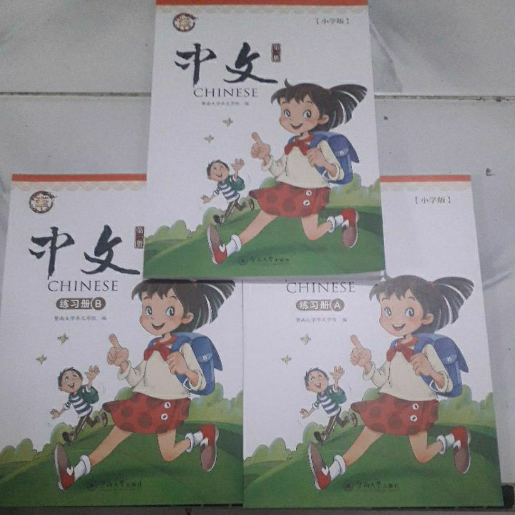 BUKU MANDARIN ZHONGWEN JILID 1 (CHINESE) A+B NEW ORIGINAL