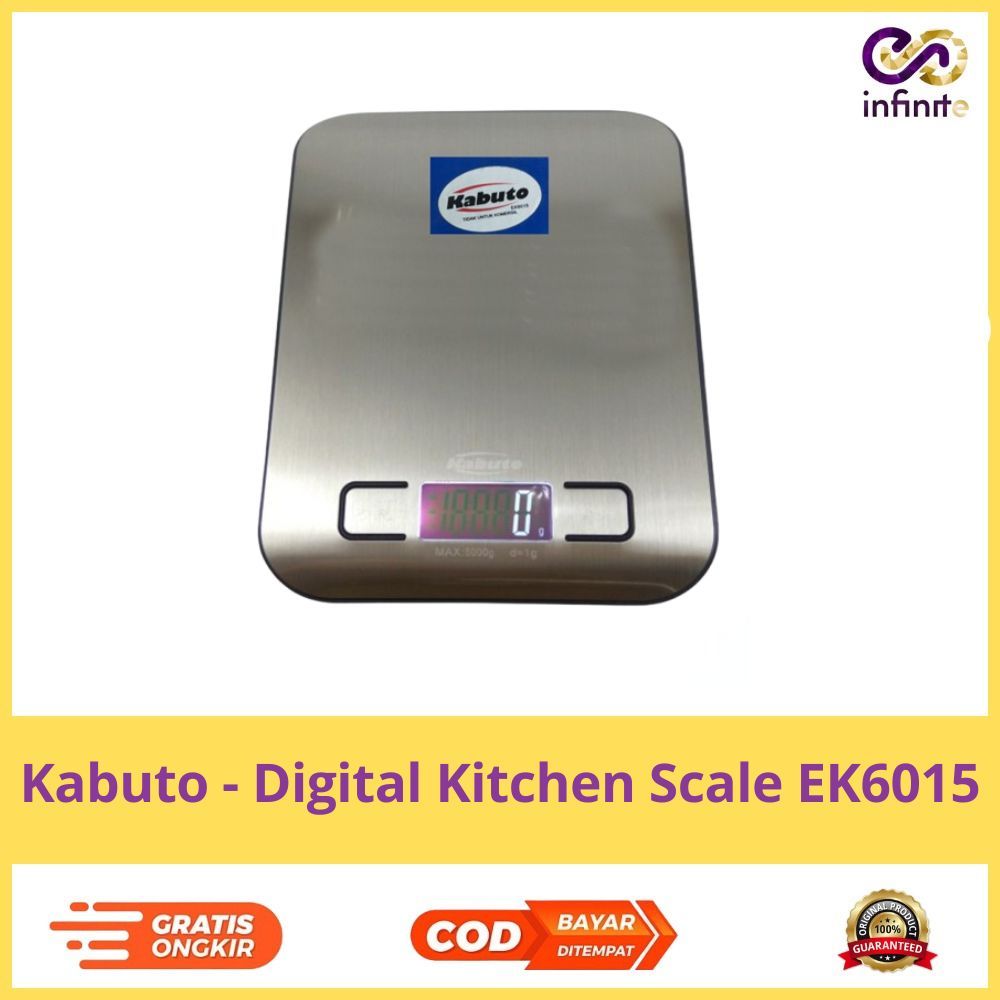 Timbangan Digital Kabuto - Digital Kitchen Scale EK6015