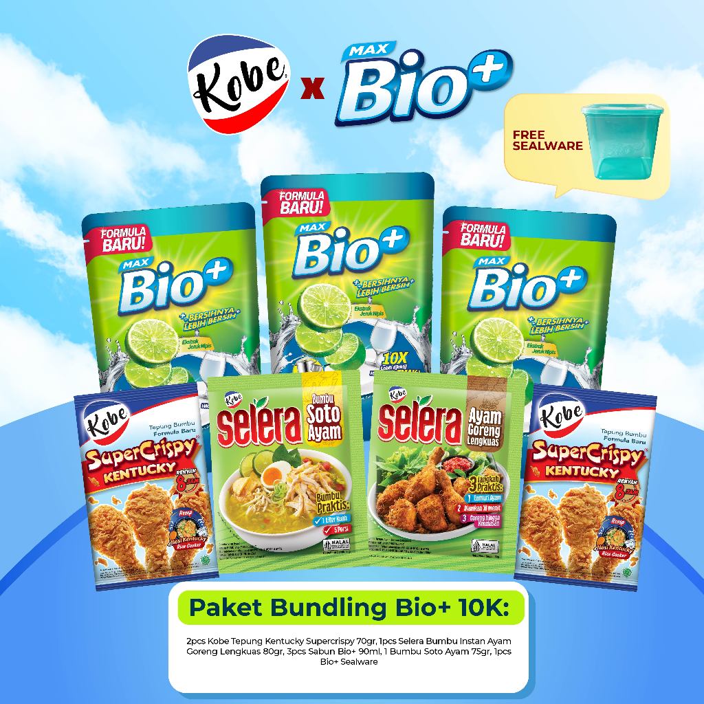 

Paket Bundling Kobe x Bio+ 10k