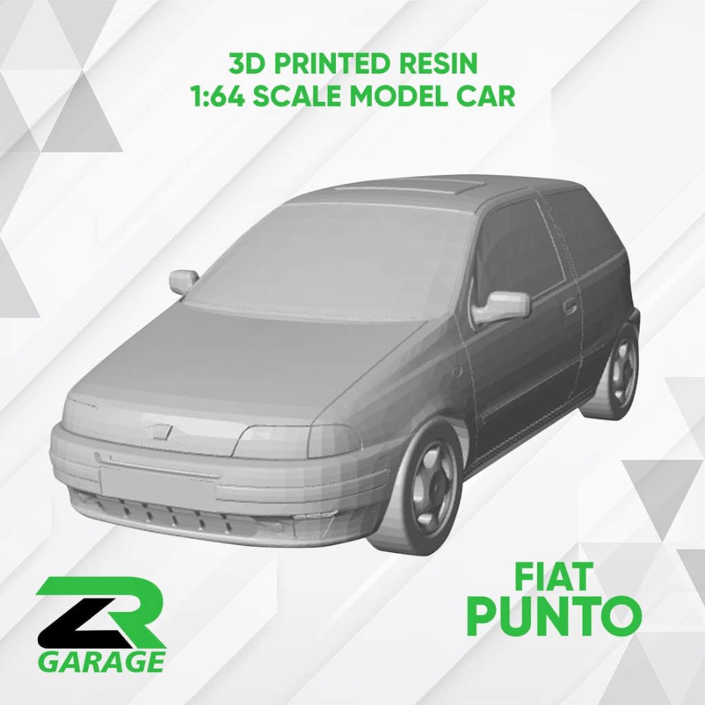 Kit Car 1/64 scale Fiat Punto/ Hotwheel Honda Fiat Punto/ Kit Car Resin