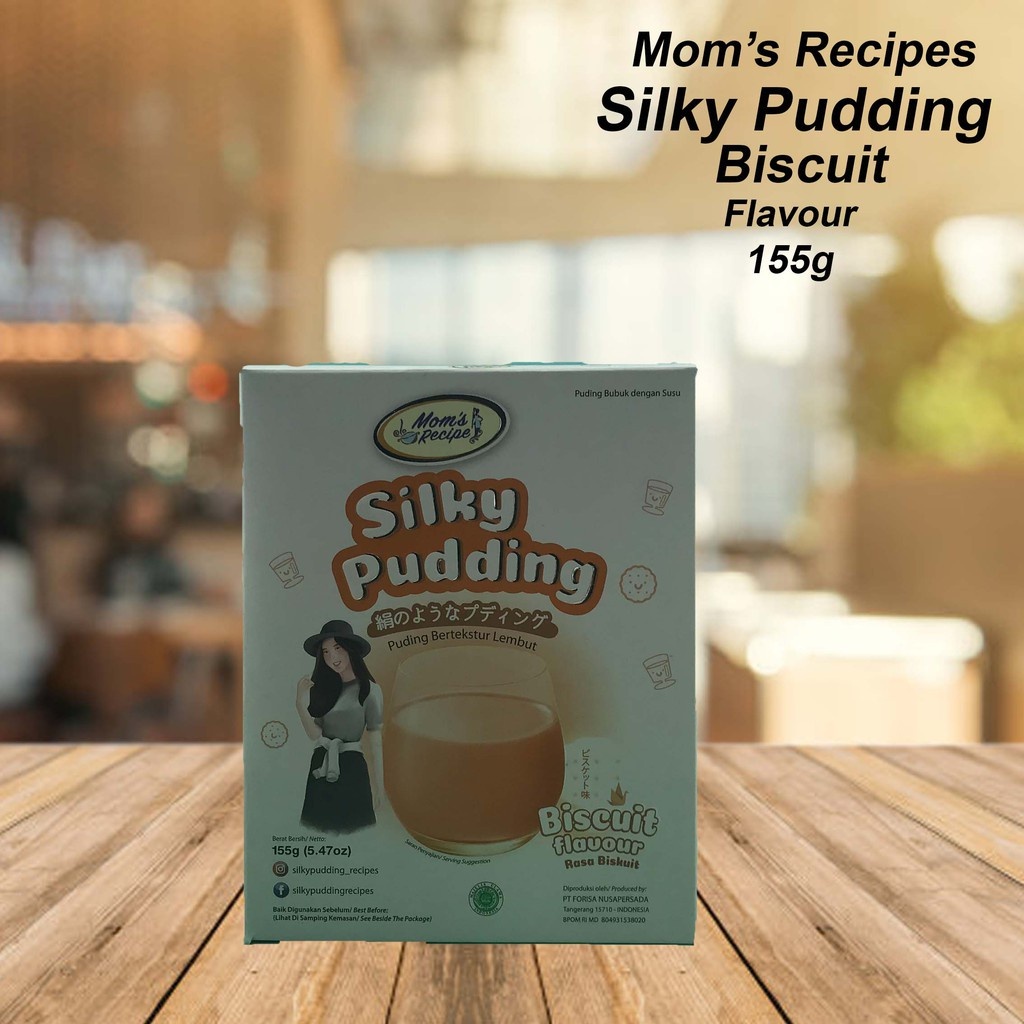 

[oddsolshop] pekanbaru/Mom's Recipe Silky Pudding Biscuit 155GR Bahan Puding Rasa Biskuit