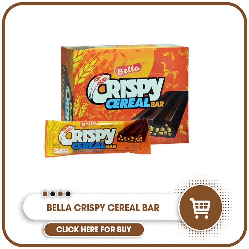 

DOLPHIN Bella Crispy Cereal Bar 1 BOX