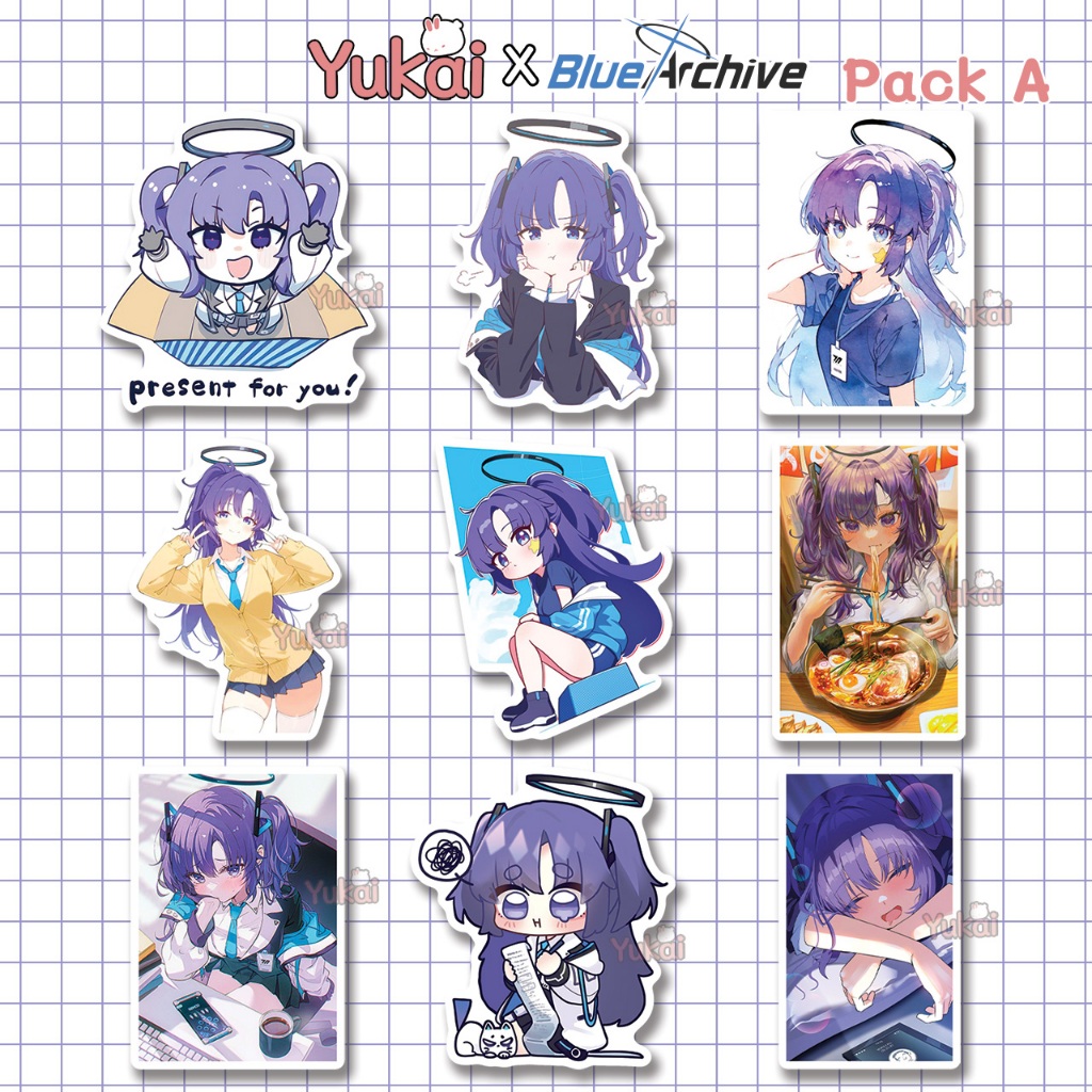 

Stiker Yuuka Blue Archive Premium - Sticker Pack Anime Waterproof