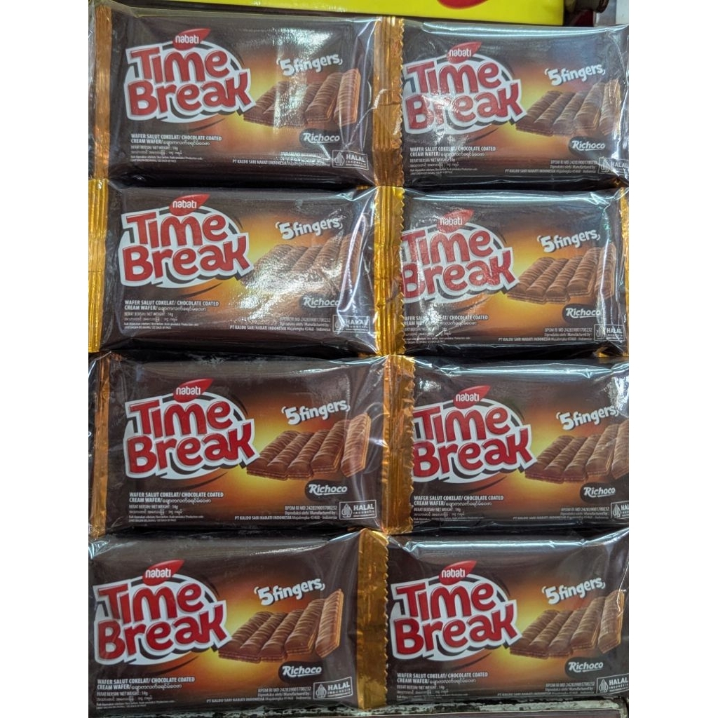 

Timebreak coklat 16gr 1 pack isi 10 pcs