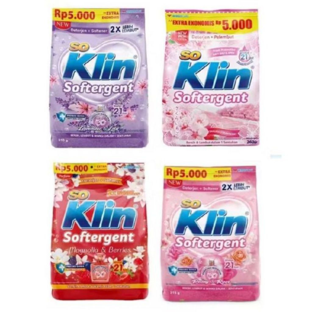So Klin Bubuk 5000 an 215 gram Sabun cuci detergen