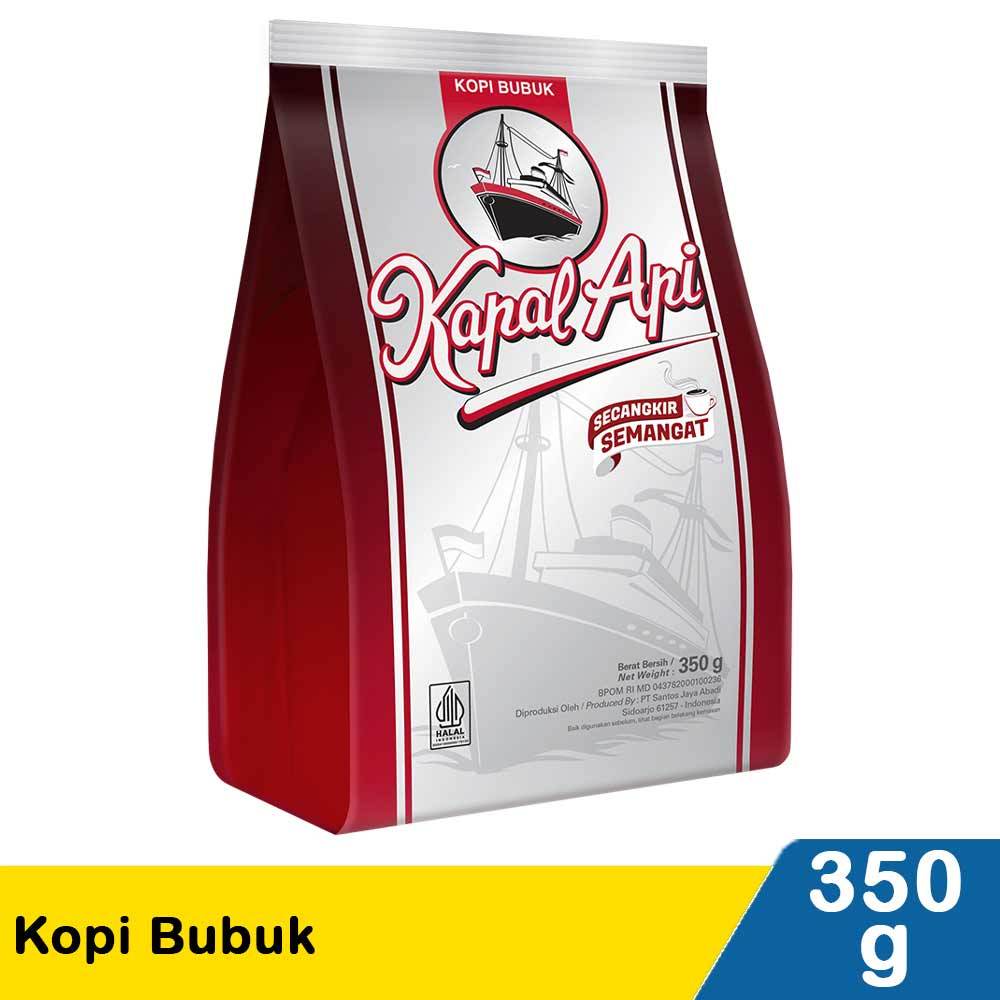

Kopi Kapal Api Silver 350g 350gr 350 g gr gram - Besar Jumbo Pahit Dus