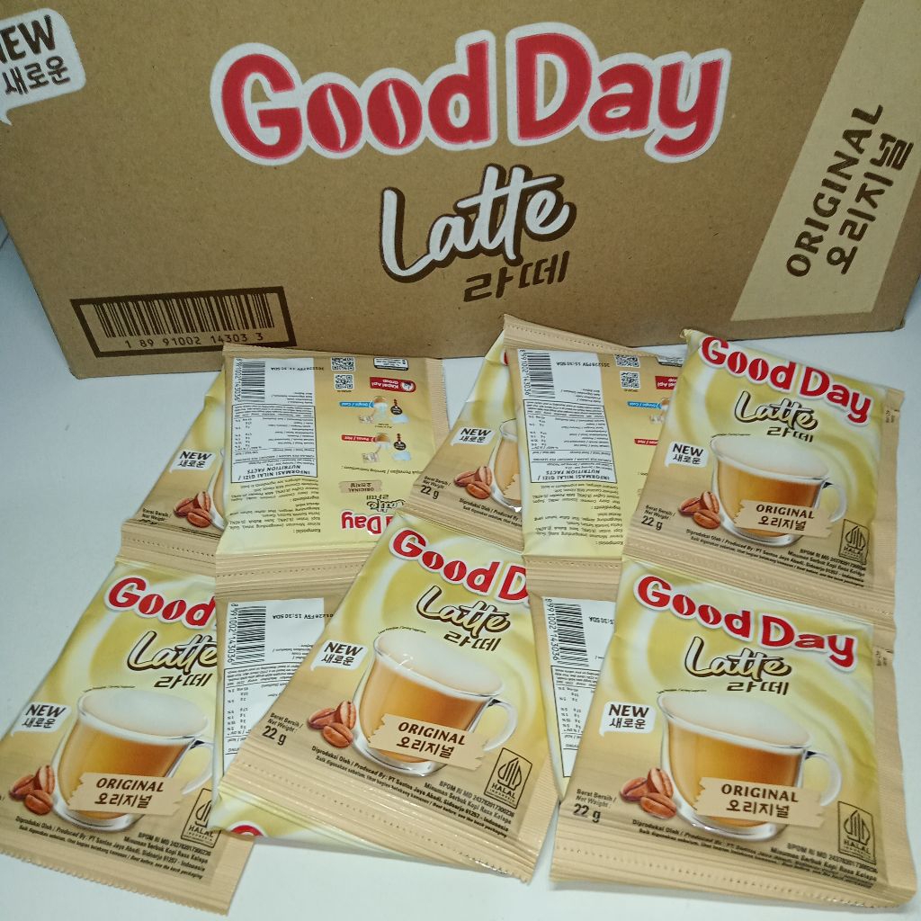 

BARU ! Good Day Latte Original 22gr 1 Renceng Isi 10sachet