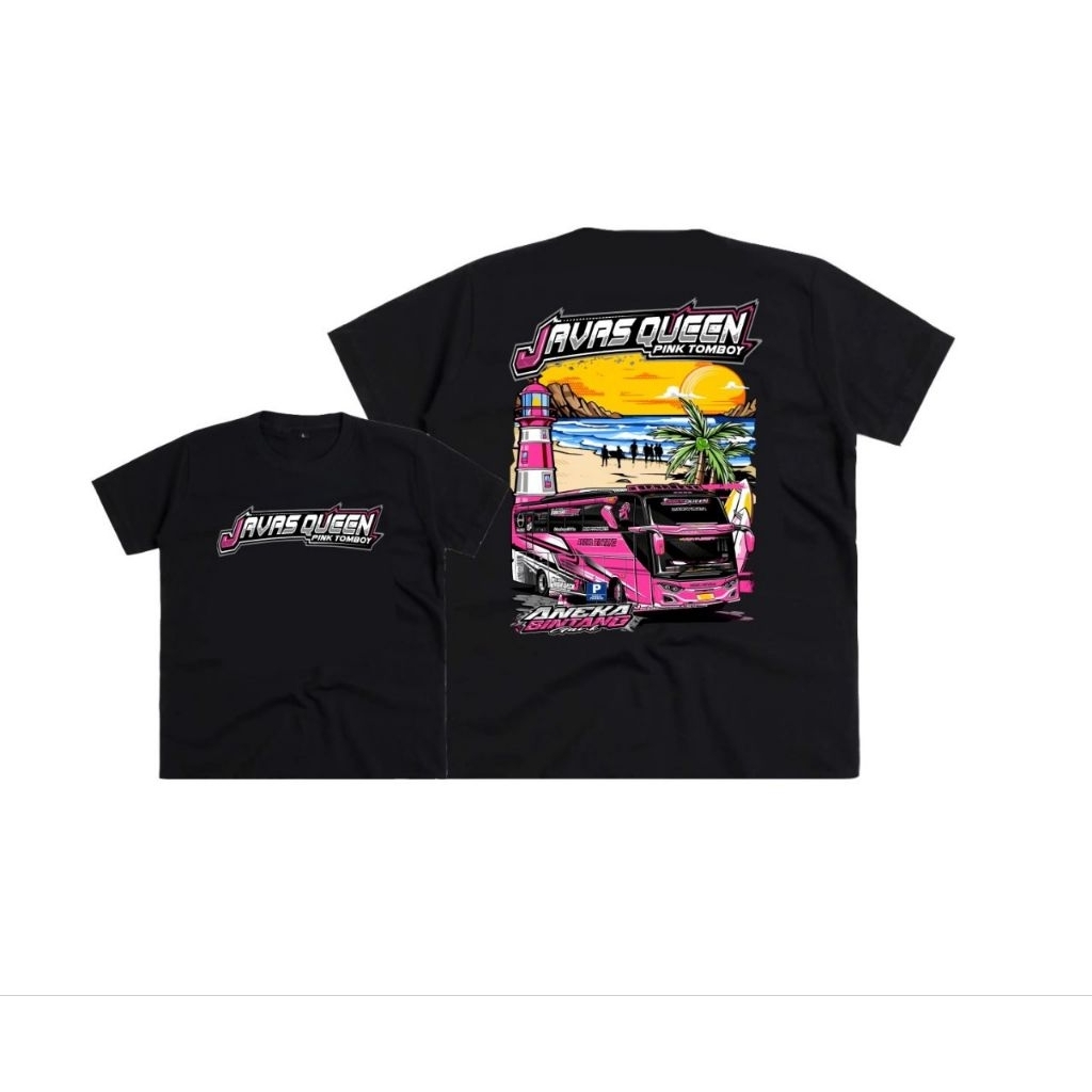 Kaos Bus Anak Laki Laki JavasQueen Aneka Bintang/Kaos Distro Anak Laki Laki/Kaos Bus Mania