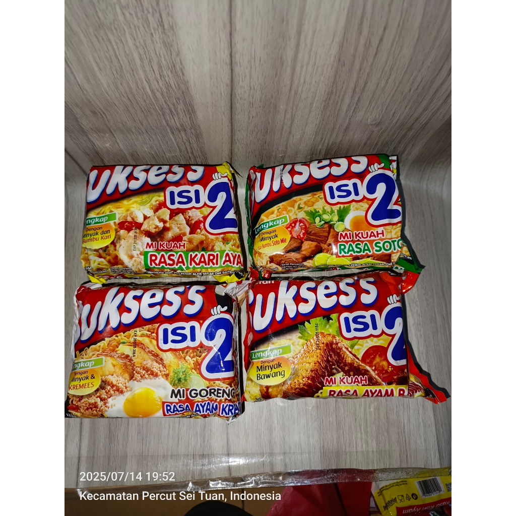 

SUKSES ISI 2 MIE INSTAN / MIE LEZAT / PENYAJIAN MUDAH DAN CEPAT ALL VARIAN