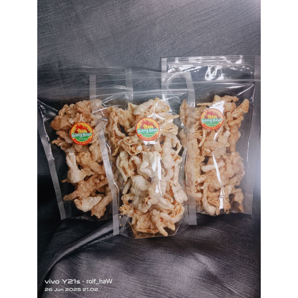 

Keripik Rambak Ceker Ayam Tanpa Tepung