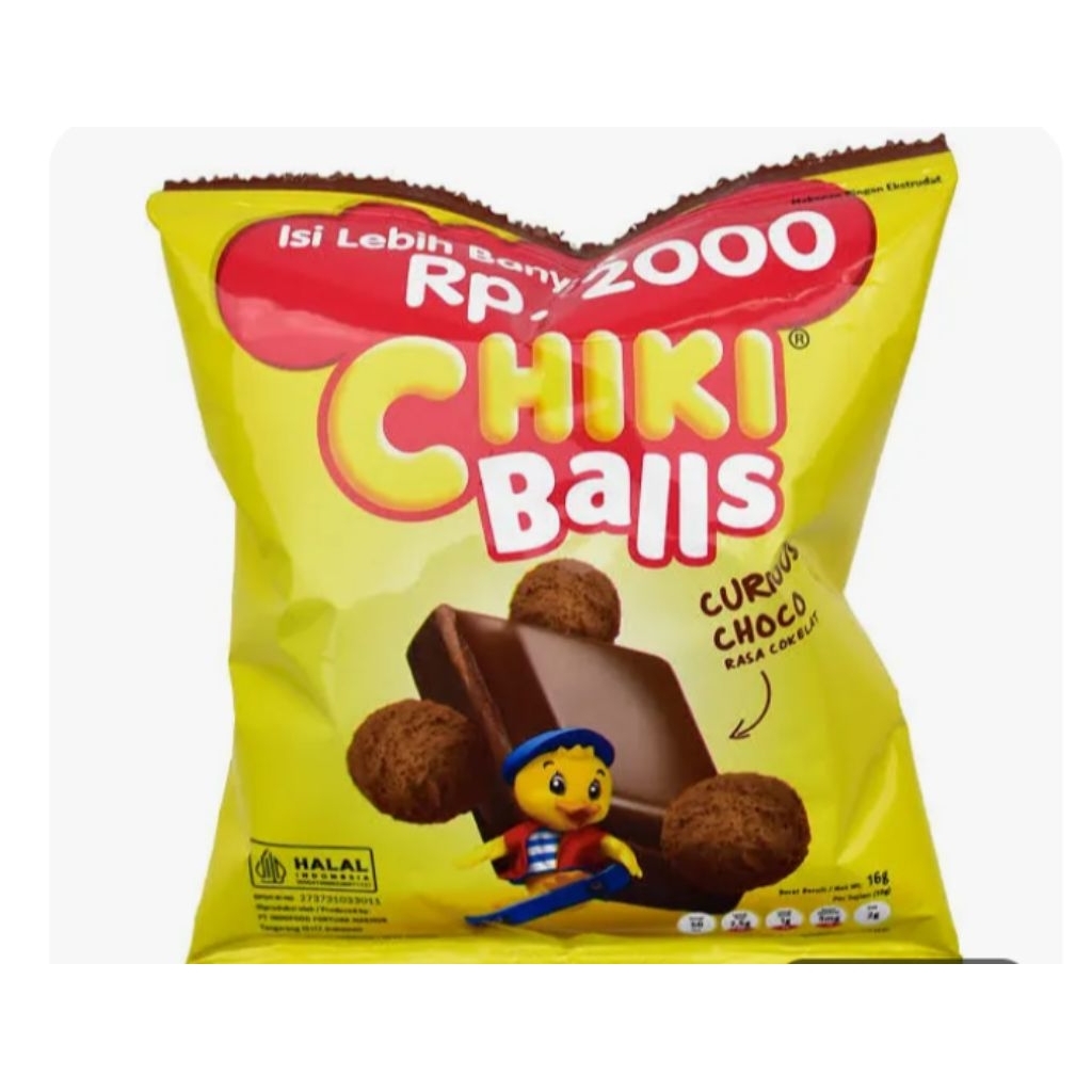 

Chiki ball coklat isi 10 pcs