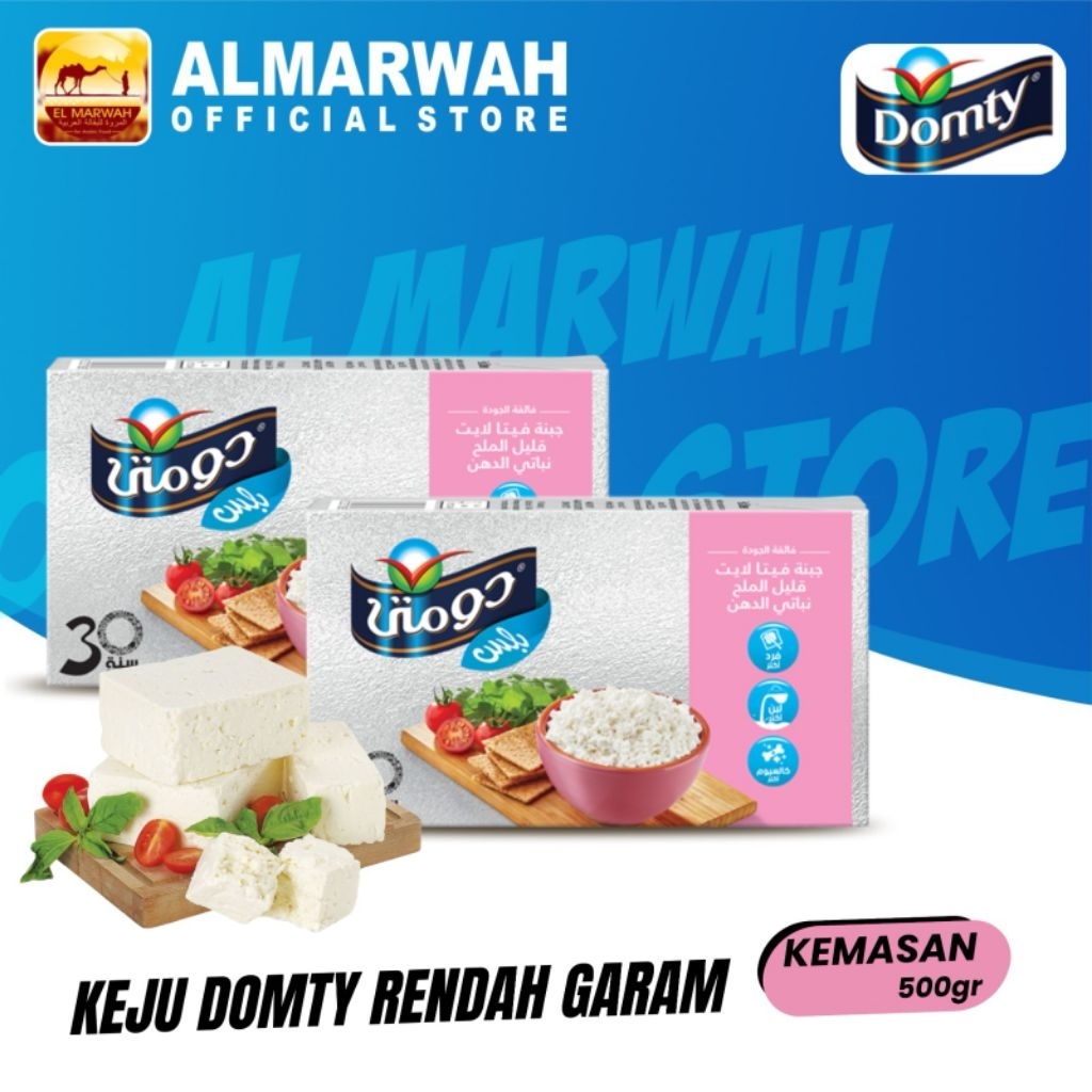 

keju domty low salt atau rendah garam