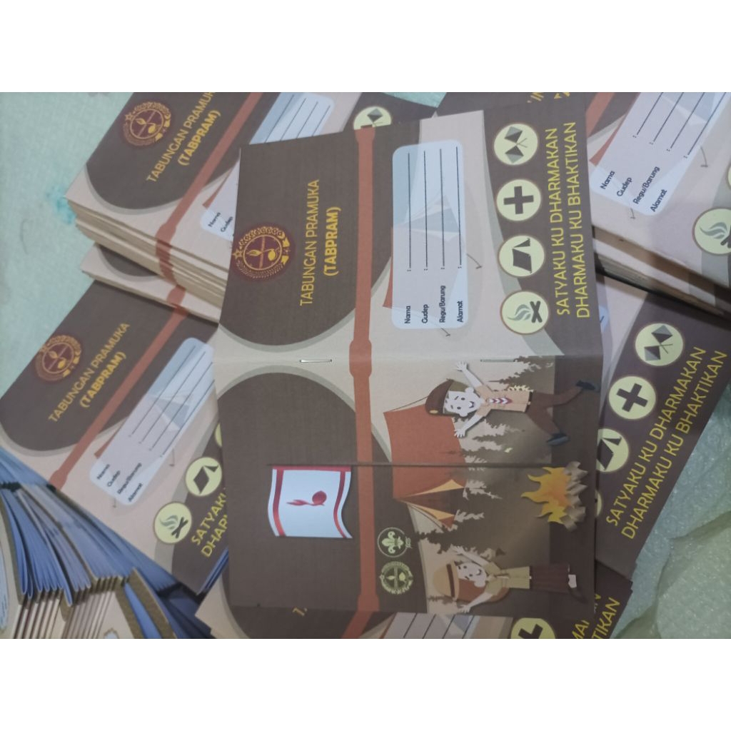 

Buku tabungan pramuka custom 16 halaman