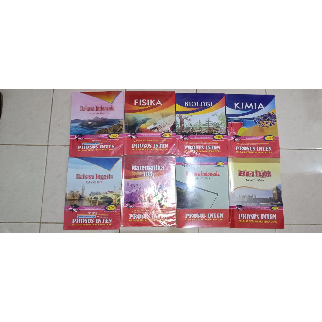 PRELOVED BUKU INTEN 2023/2022 DAN 2024/2025