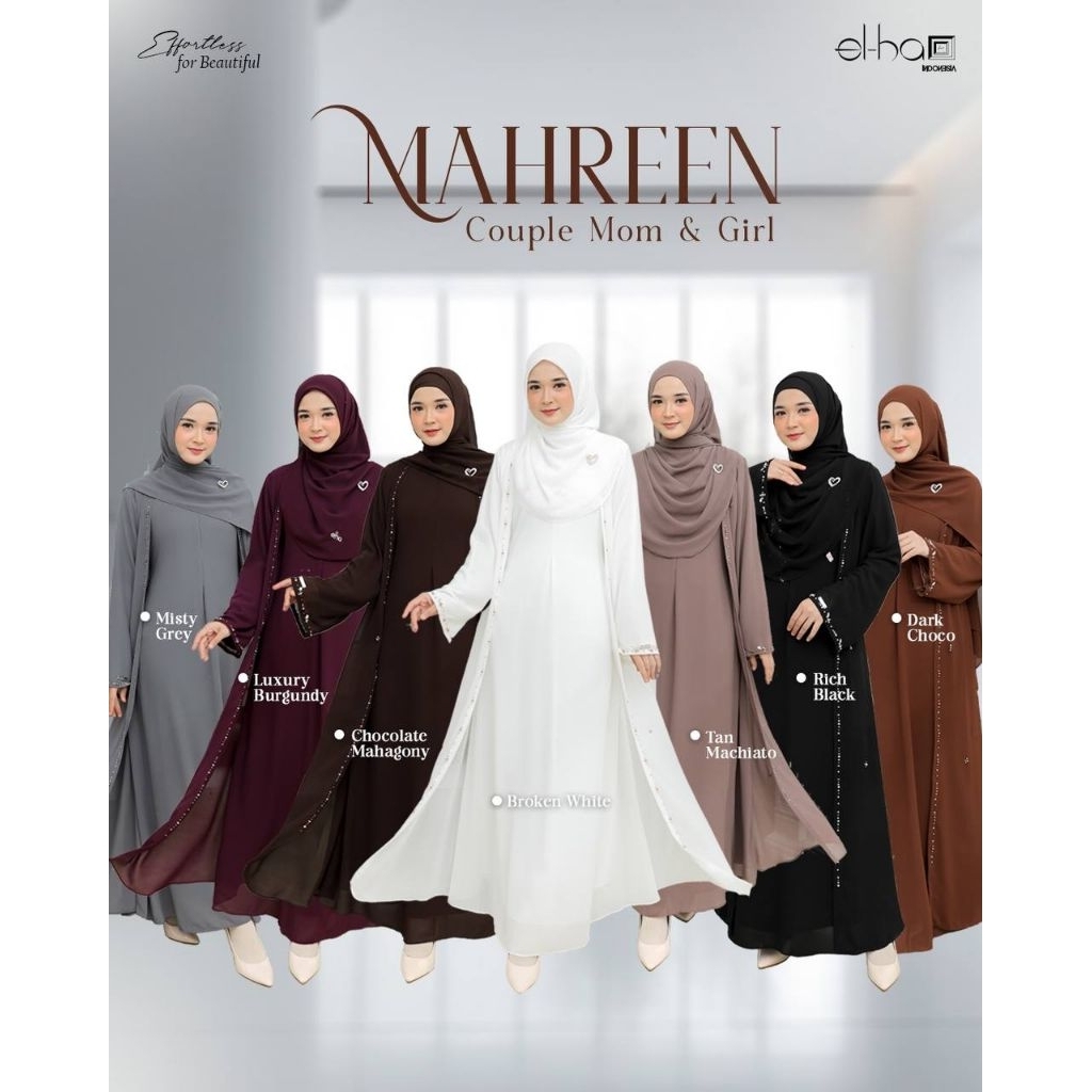 MAHREEN abaya by Elha indonesia gamis elegant mewah untuk acara istimewamu