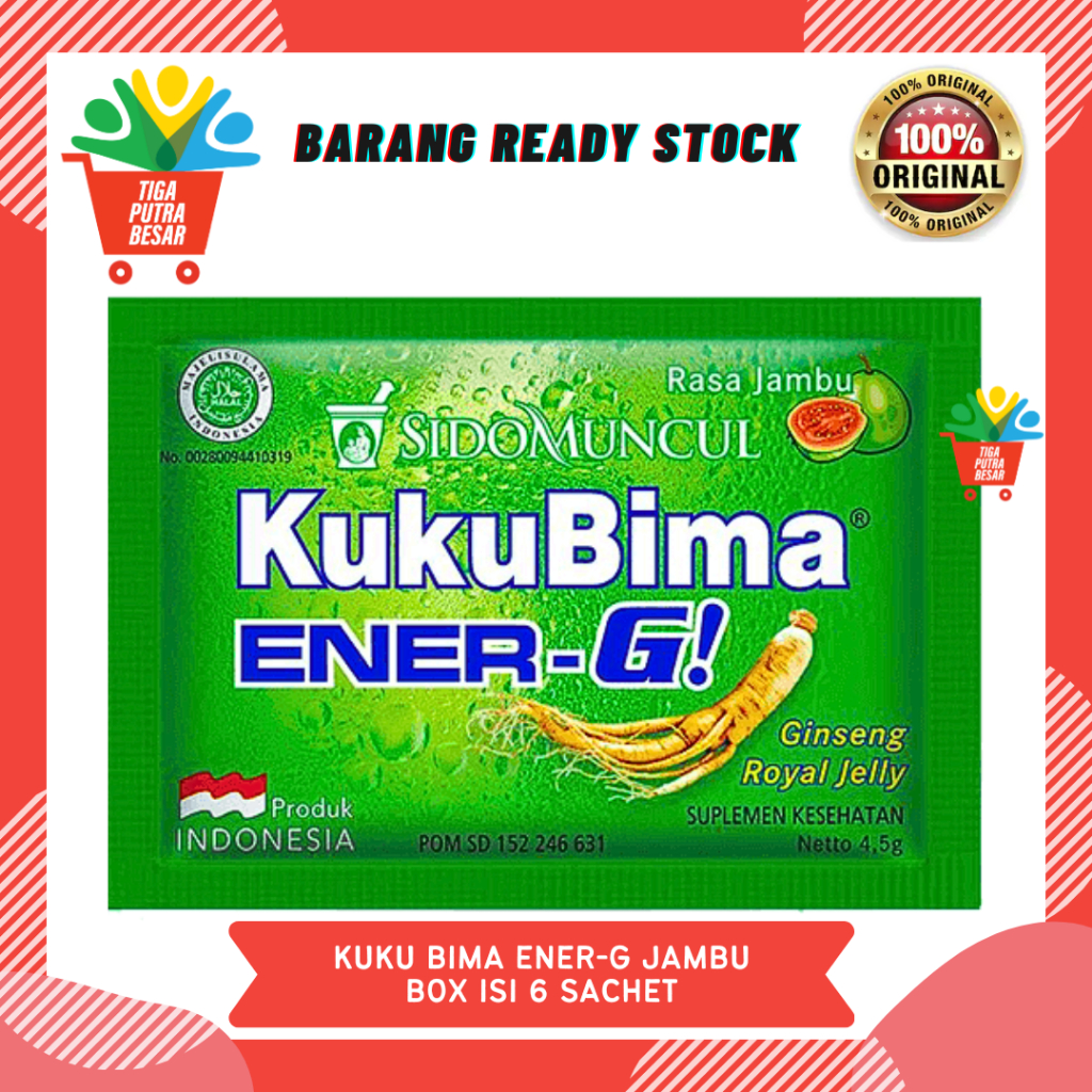 

KUKU BIMA ENER-G JAMBU BOX ISI 6 SACHET SIDOMUNCUL