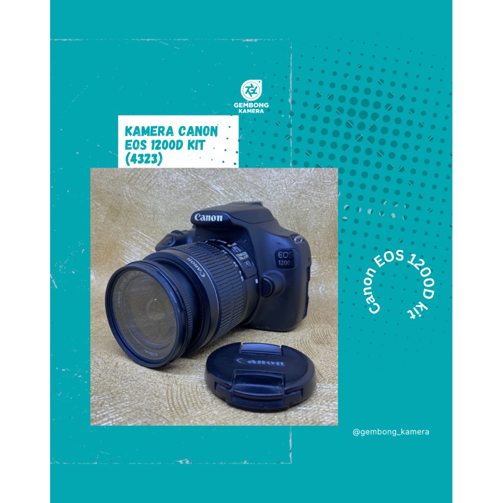 kamera canon 1200D kit Murah mantap meriah