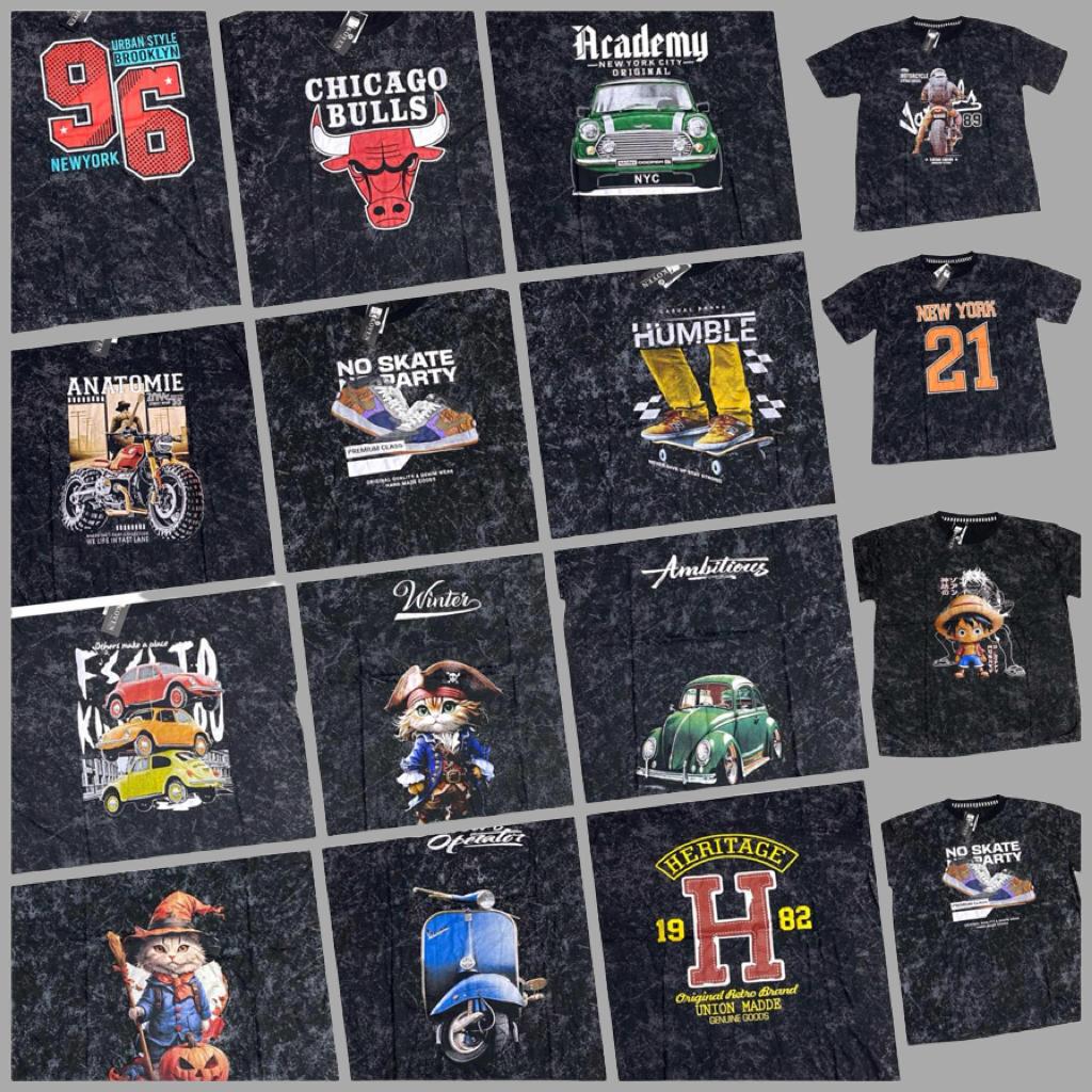 DAILYWEAR II KAOS DISTRO WASHING ANIME FULL PRINT DEWASA / KAOS FULL PRINT