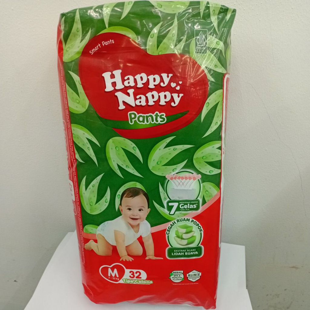 HAPPY NAPPY - PAMPERS PANTS M 32pcs