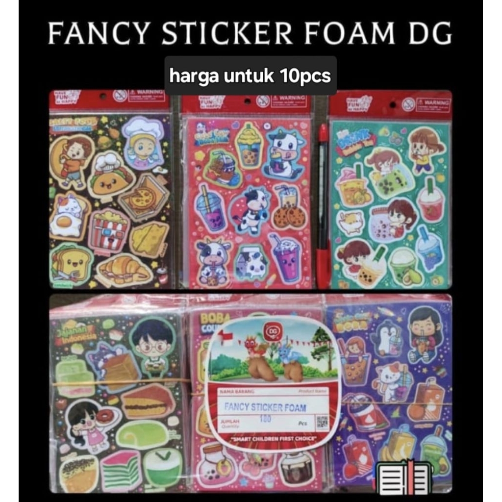 

[10pc] Fancy sticker Foom DG