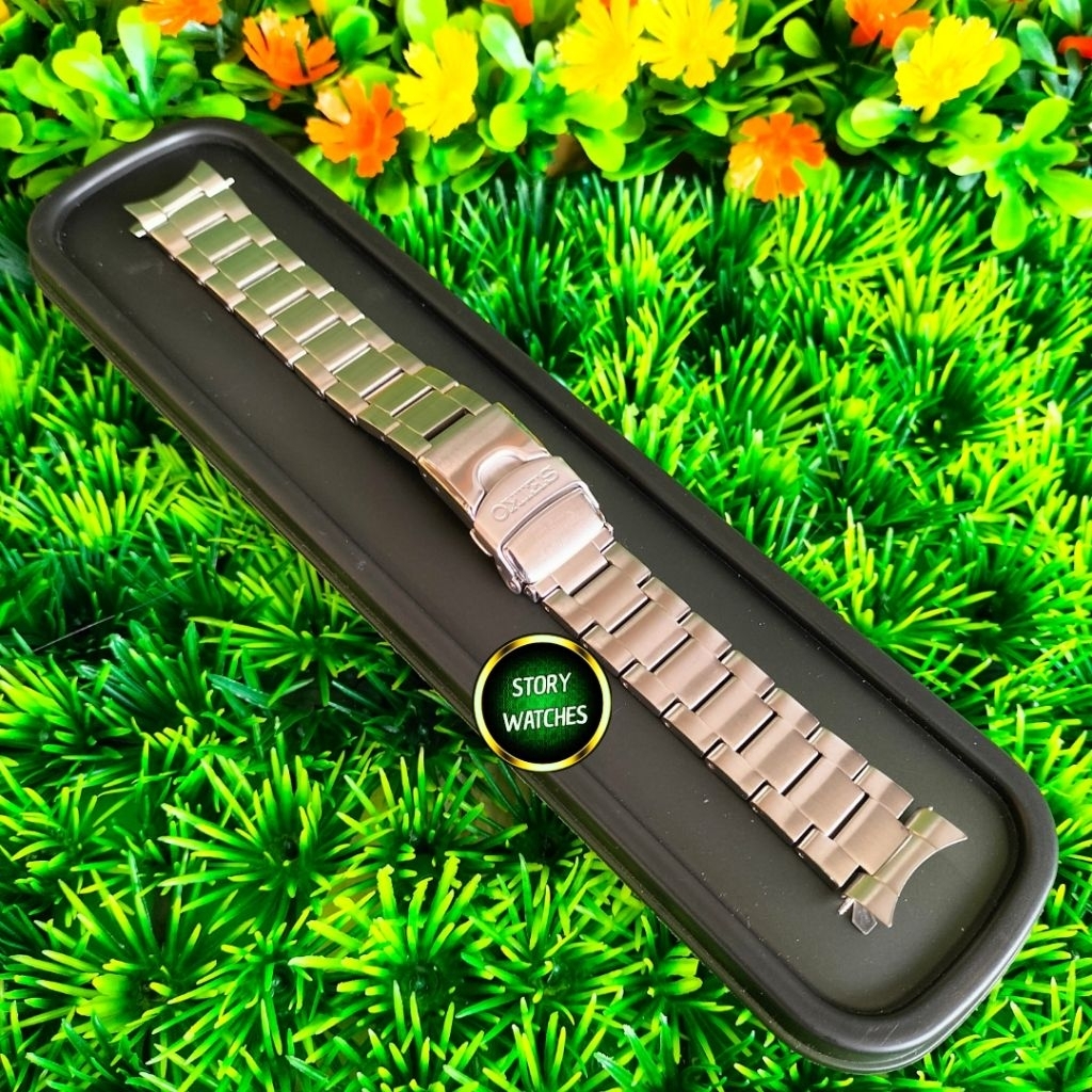 Rantai Bracelet Rubber Strap Tali Karet SEIKO Oyster SKX013 5 Sports Mid Size Prospex Diver Original