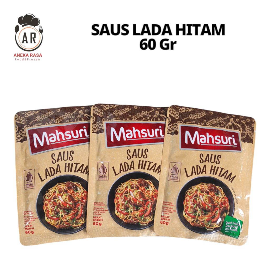 

Mahsuri Saus Lada Hitam 60 Gr ED : 15-07-2026 Bumbu Untuk Marinasi Atau Cocolan
