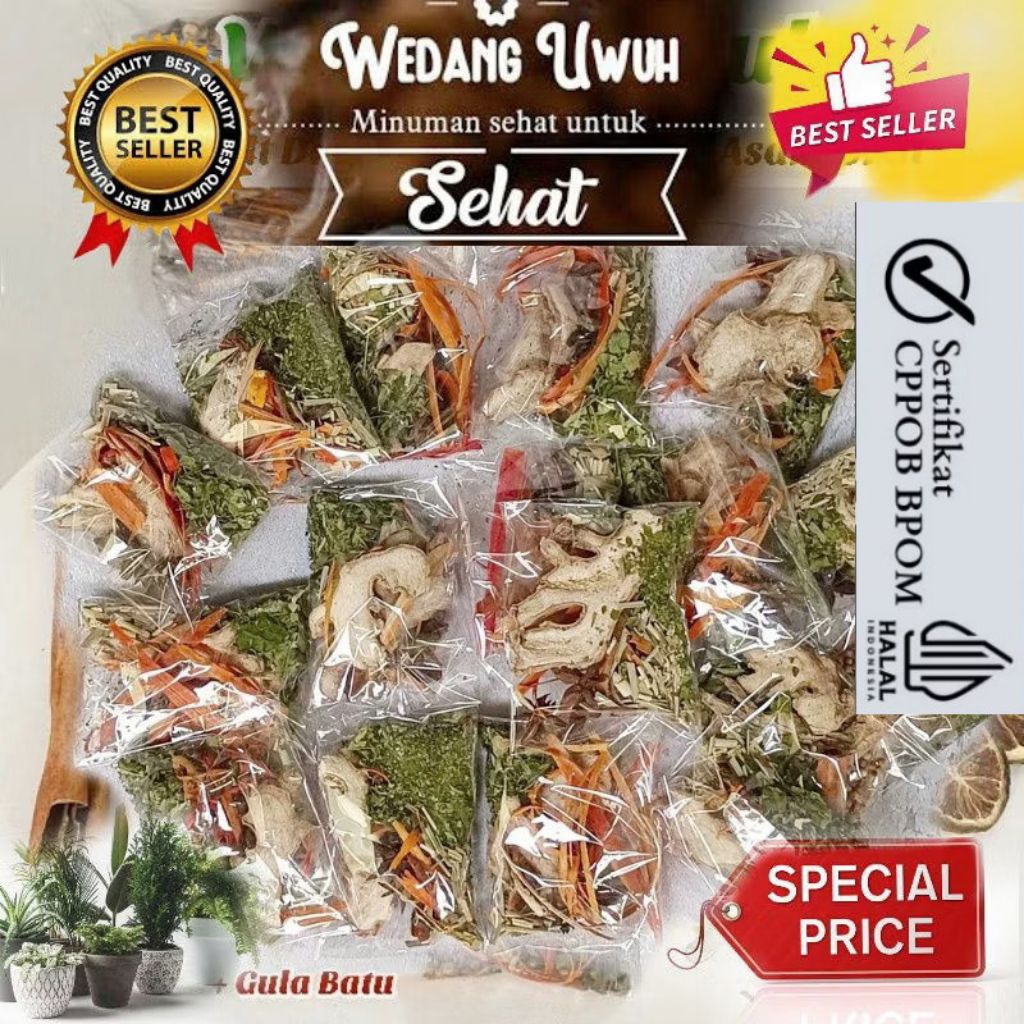 

WEDANG Jahe Kelor Secang Sereh Pekak Atasi Kolestrol Dan Asam Urat