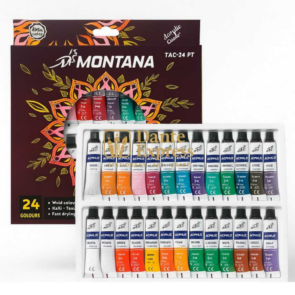 

Cat Acrylic 24 Warna Montana - cat melukis