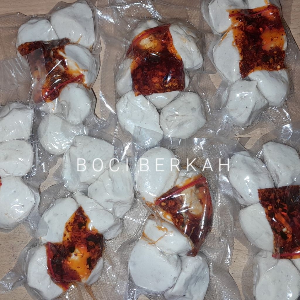 

Basreng Mentah Chili Oil Viral isi 6 Kemasan Vakum