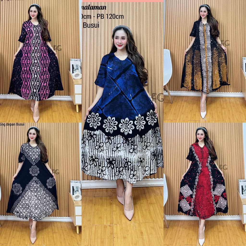 Termurah - Daster wanita model terbaru lengan pendek || Daster jumbo Twill Rayon Super Premium origi