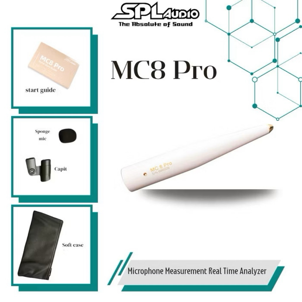 MIC RTA SPL AUDIO MC8 PRO MIC ANALIZER