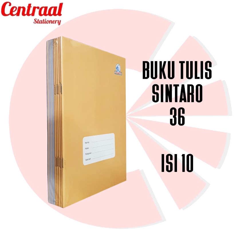 

Buku Boxy sampul coklat Sintaro 36 Lembar isi 10Pcs