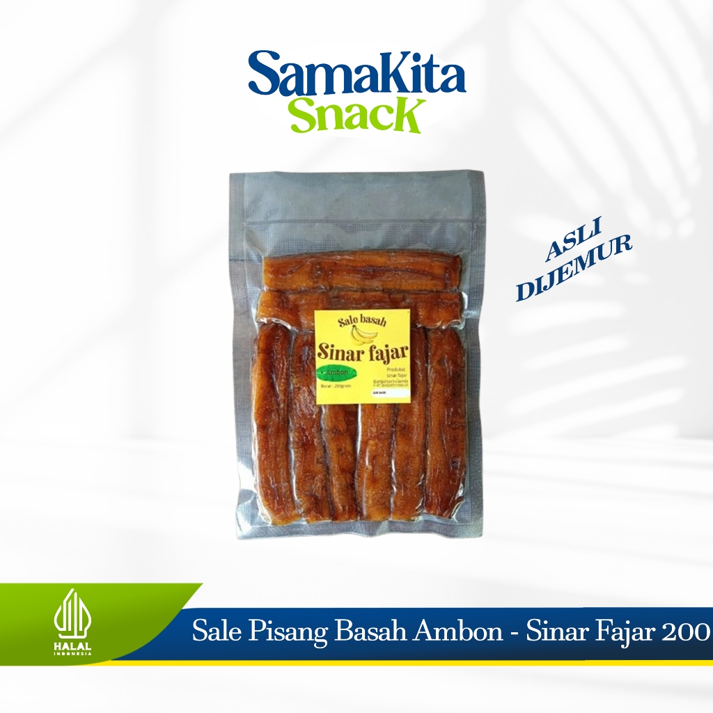 

Sale Pisang Basah Ambon Asli Original Murah Berkualitas - Sinar Fajar 200G