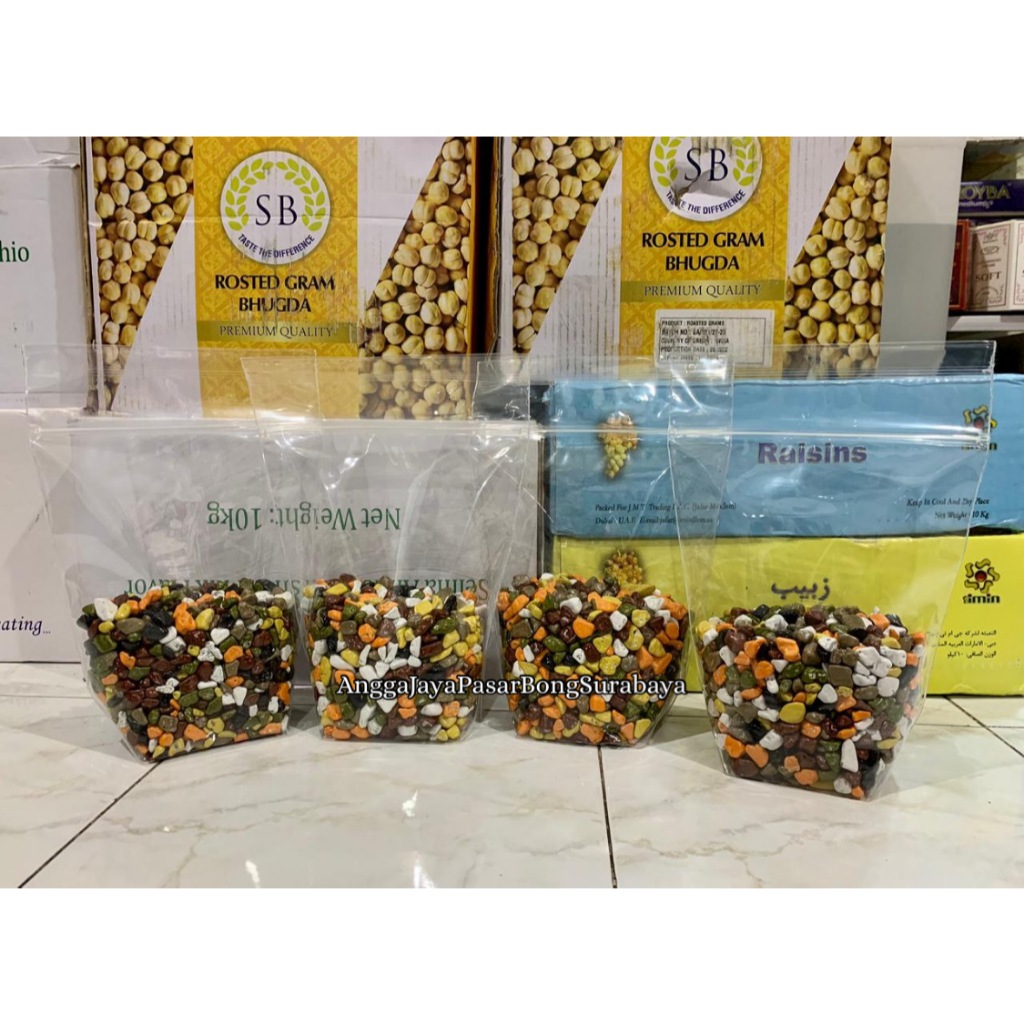 

Coklat Turki Kemasan 1Kg | Coklat Permen Bungkus Batu Kerikil | Camilan Haji Umroh