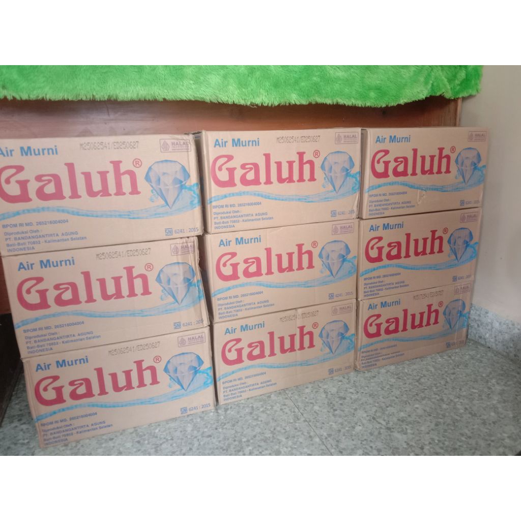 

Air minum dalam kemasan merk Galuh 1 Dus isi 48x200ml
