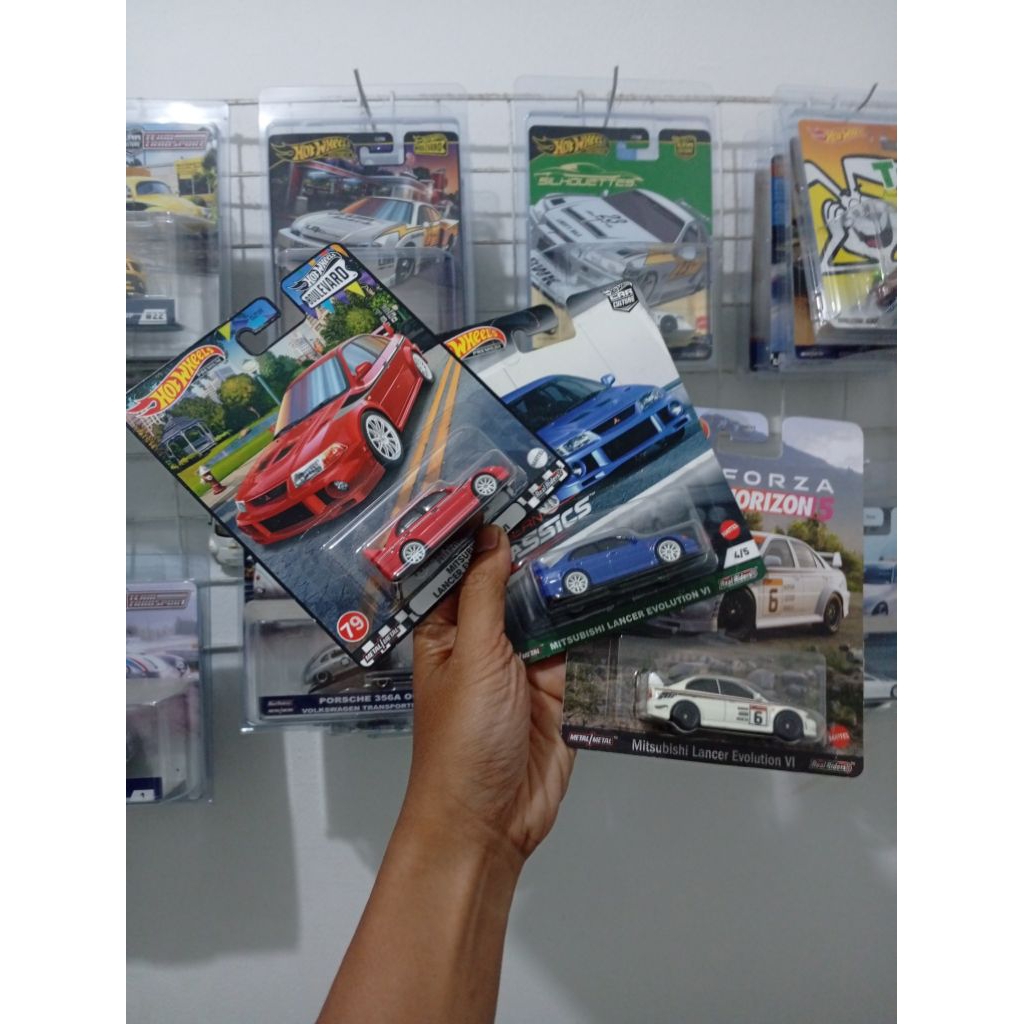 Hot wheels Mitsubishi Lancer Evolution set