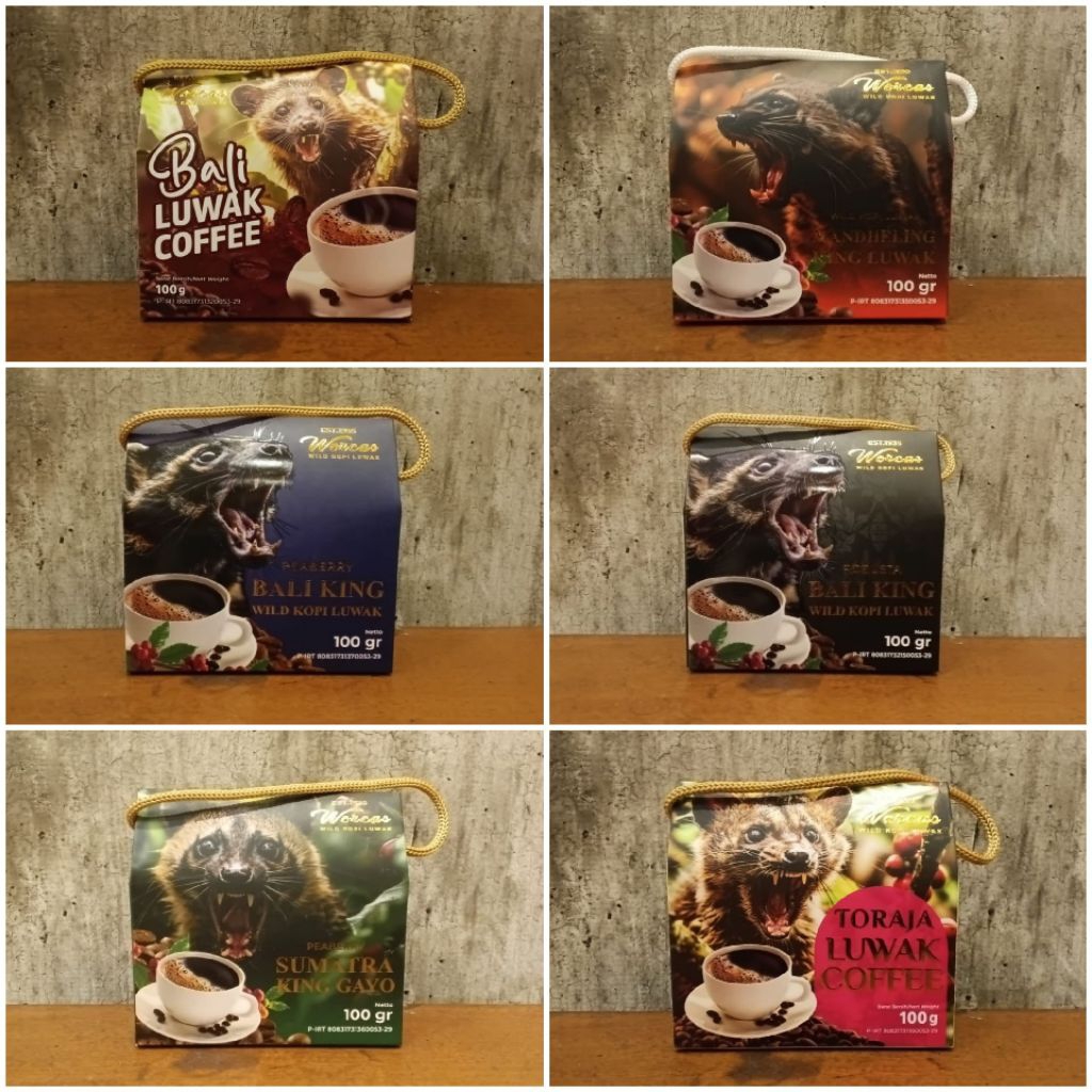 

Worcas Luwak Arabica/Robusta Tali Bag 100gr