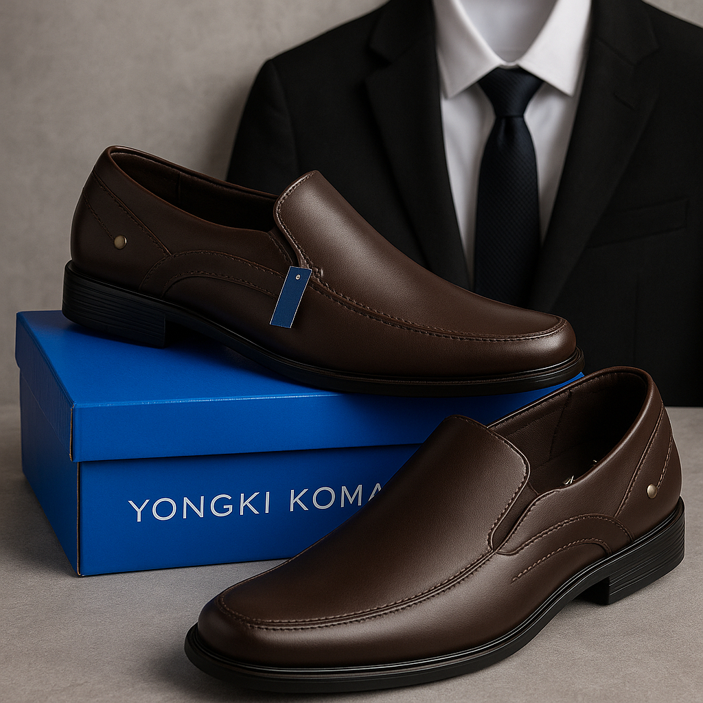 Sepatu kulit pentovel Pria laki laki branded Yongki komaladi original sepatu kerja-sepatu Formal