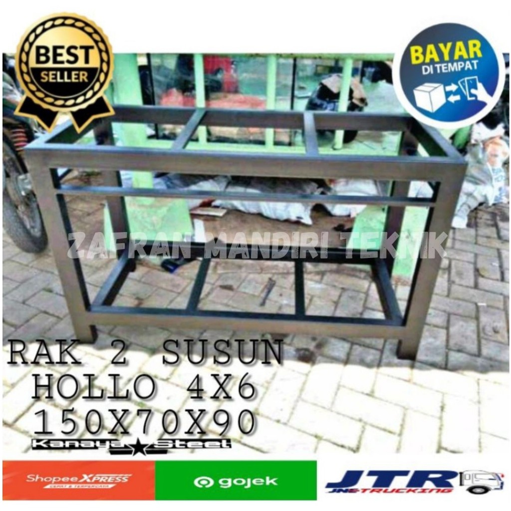Rak Aquarium/Meja Aquarium Mega Tank 150x70x90 Full Hollow Galvanis 40X60