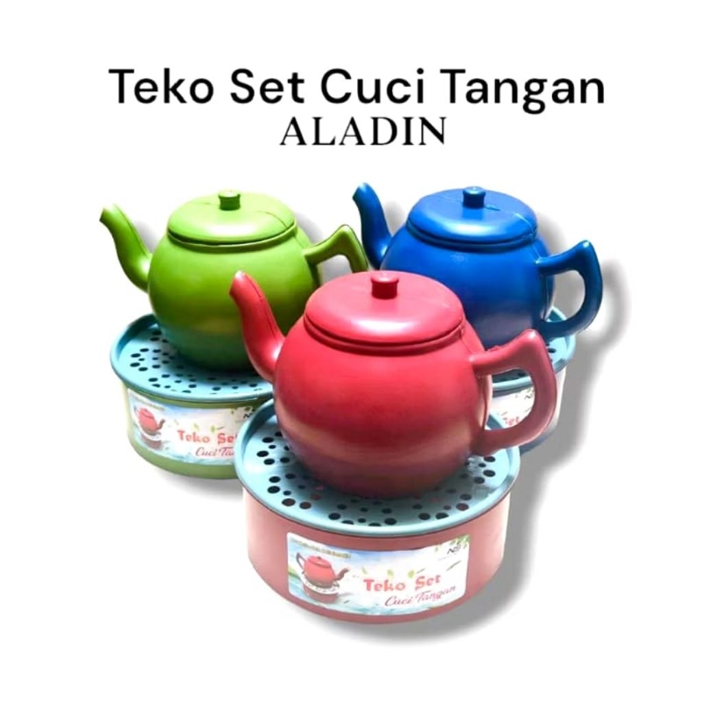 Teko cuci tangan / kobokan / Teko sunnah / Teko set cuci tangan aladin