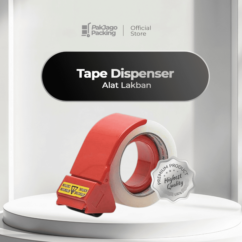 

Tape Dispenser JOYKO TC-119 Heavy Duty – Alat Potong Lakban Besi Gagang Nyaman & Stopper Anti Jatuh