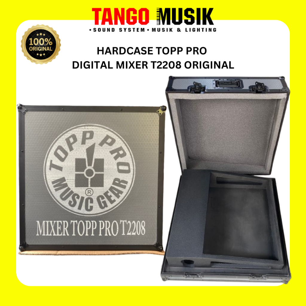 HARDCASE DIGITAL MIXER TOPP PRO T2208 ORIGINAL / HARDCASE MIXER 22 CHANNEL / HARDCASE MIXER 16 CHANN