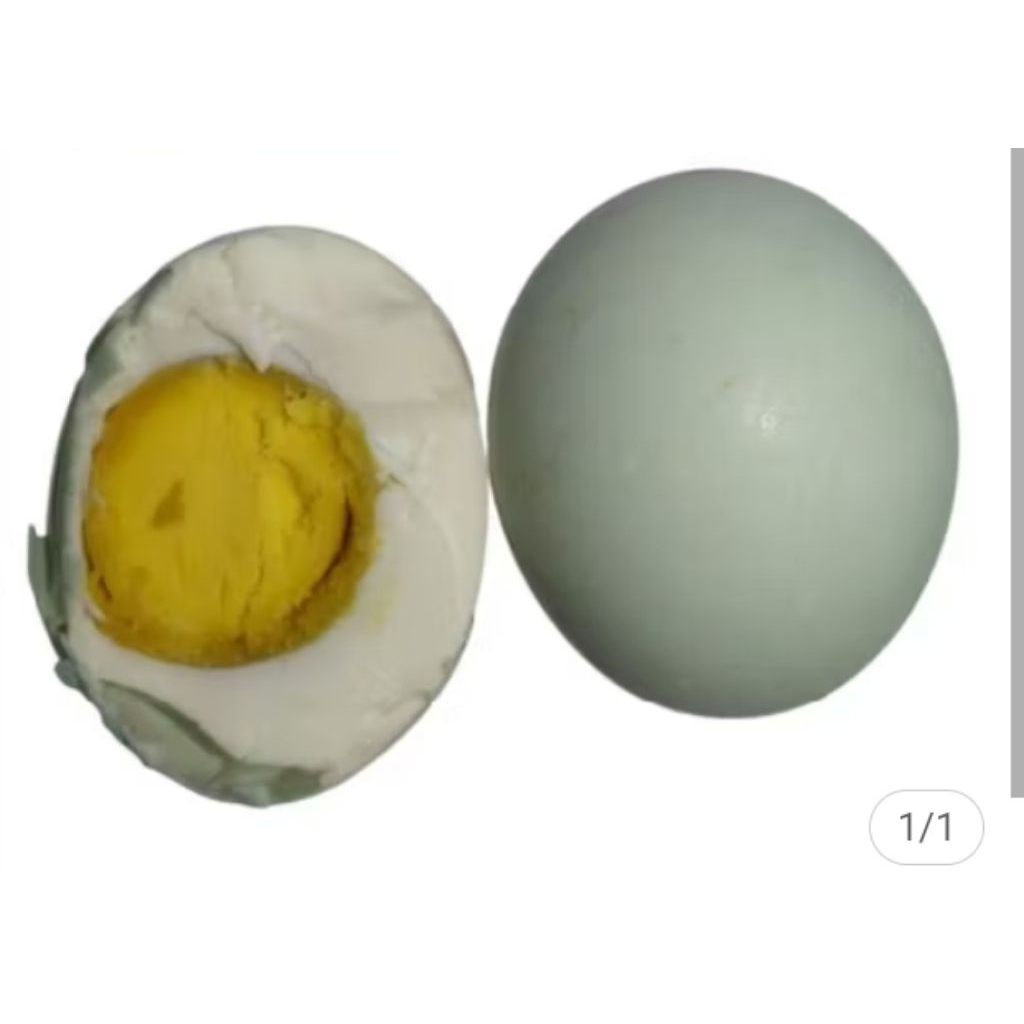 

telor bebek asin matang 1 biji