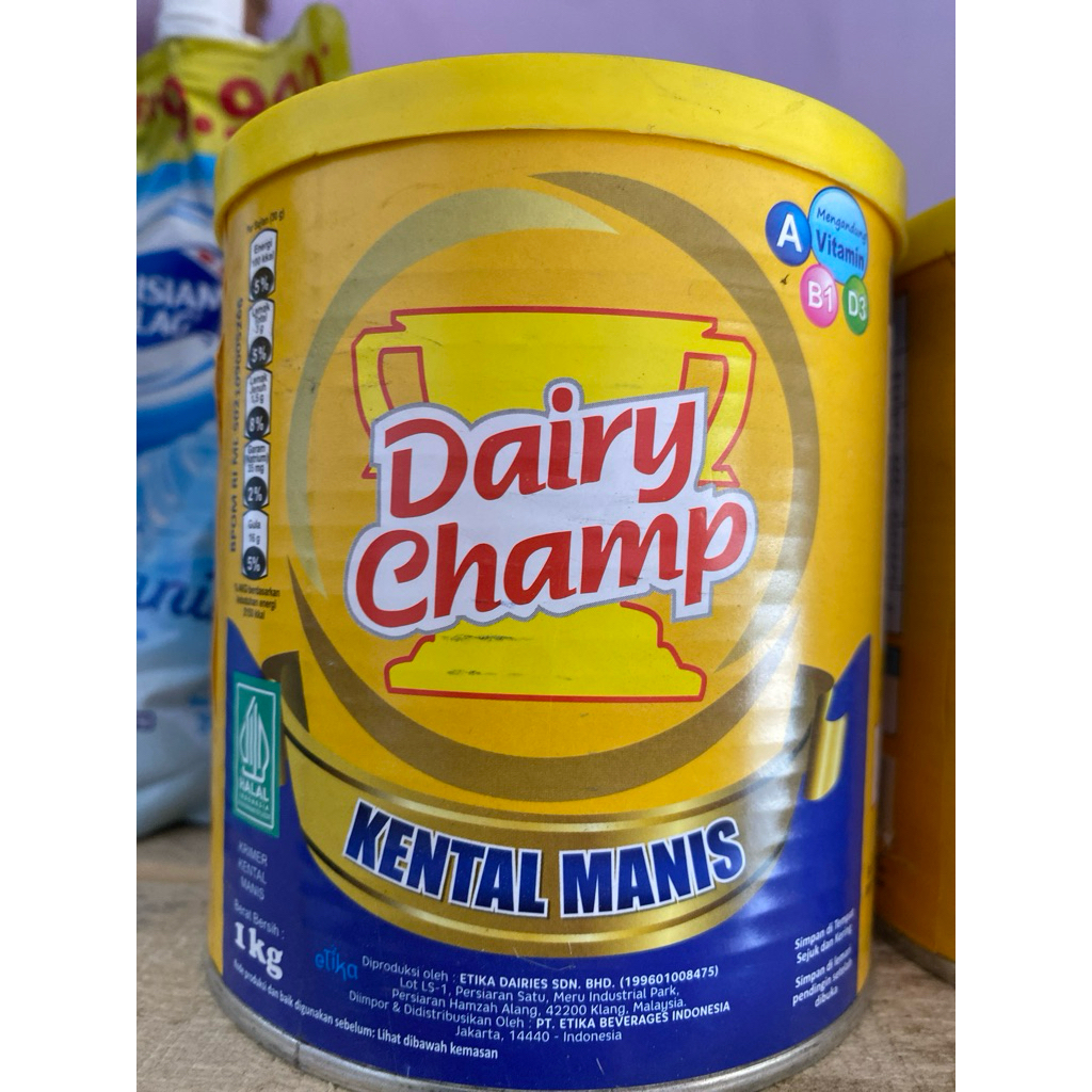

Susu kental Manis Dairy Champ 1kg