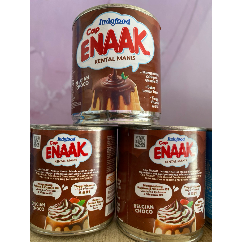 

Susu Kental Manis Enak Rasa Cokelat 370gr