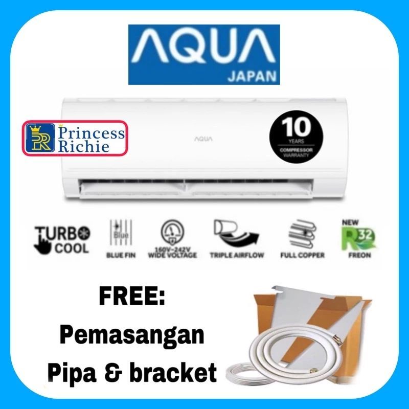 AC AQUA 1 Pk plus pipa dan pasang