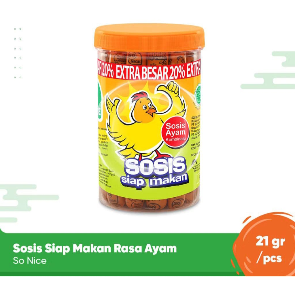 

Sosis So nice rasa ayam isi 24pcs