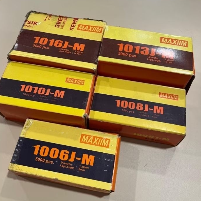 PAKU TEMBAK - ISI STAPLES PAKU TEMBAK - MODEL U - REFIL STAPLES GUN - BENZ 6mm - PRIMERO 6mm & 8mm  