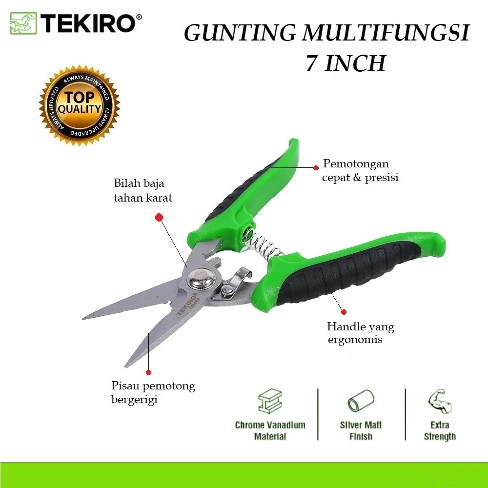 

Tekiro GUNTING MULTIFUNGSI 7 INCH