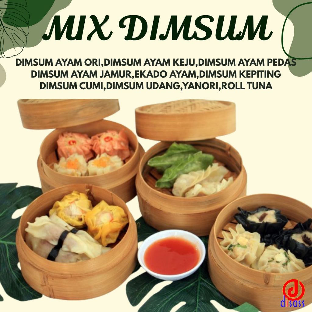 

FROZEN FOOD MIX DIMSUM ANEKA RASA FREE SAUS - DISASS JOGJA